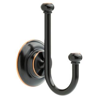 Delta Porter Double Towel Hook in Oil Rubbed Bronze 78435-OB1