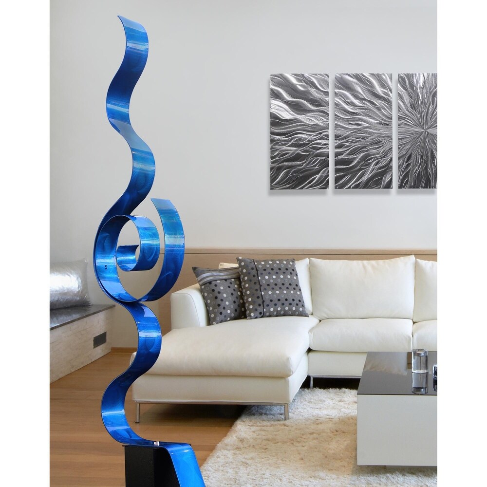 Statements2000 Large Metal Sculpture Modern Abstract Art Decor by Jon en   Looking Forward   62\