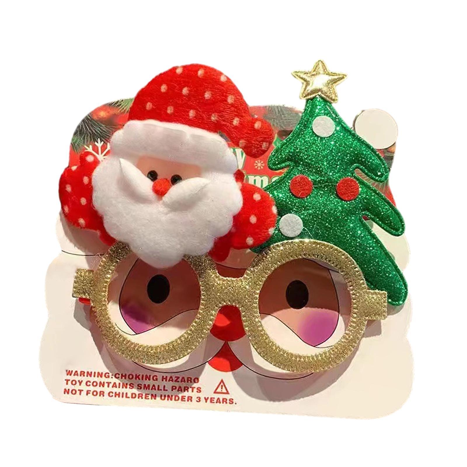 Christmas Glasses Creative Snowman Costume Eyeglasses Christmas Party Favors Santa And Xmas Tree