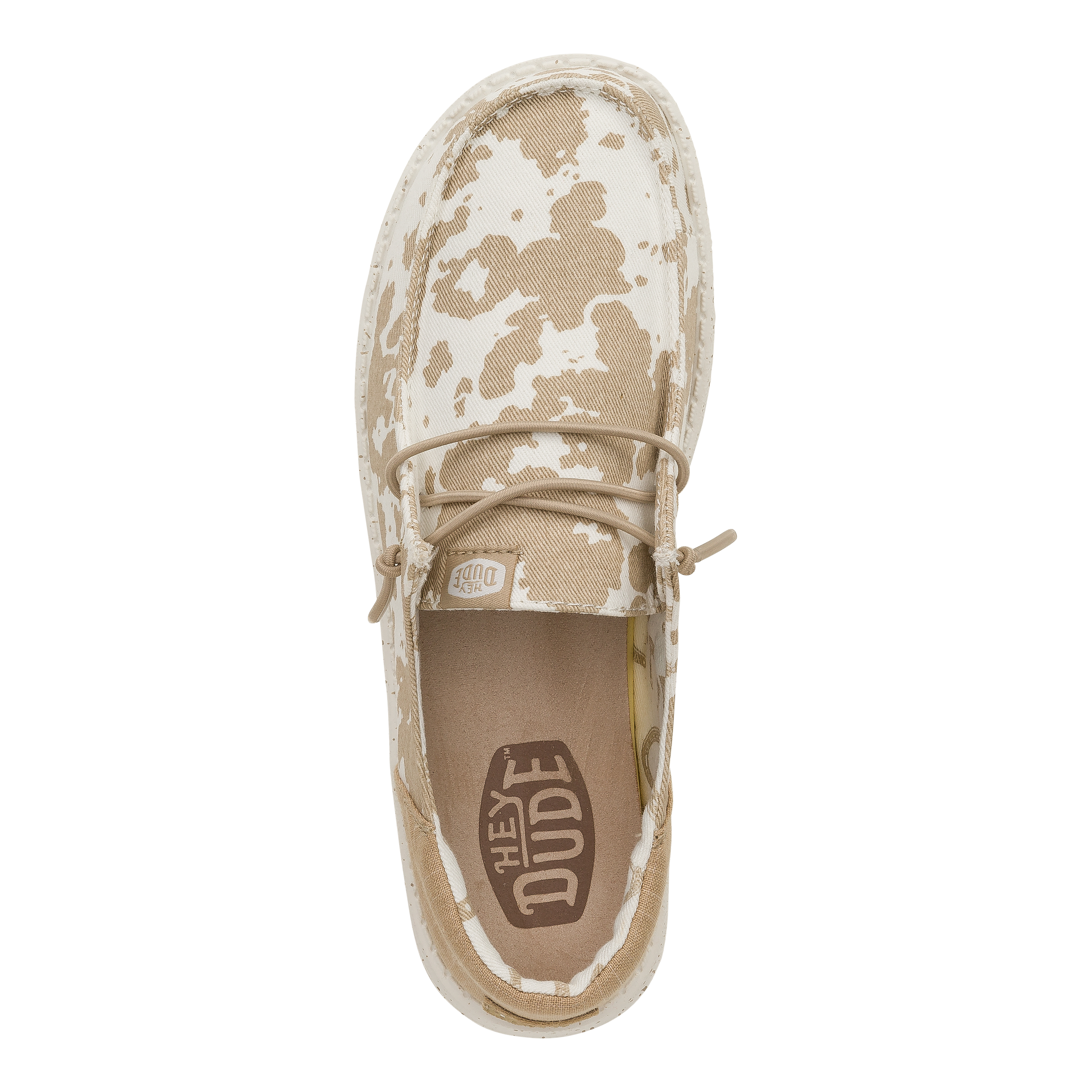 Wendy Funk Cow - Tan/White