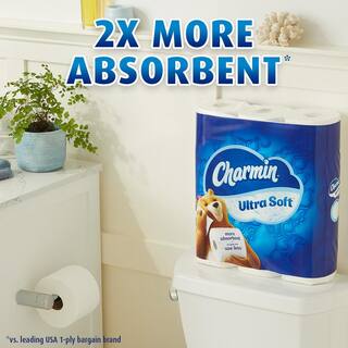 Charmin Ultra-Soft Toilet Paper Rolls (275-Sheets Per Roll) (18-Mega Plus Rolls) 003077201628