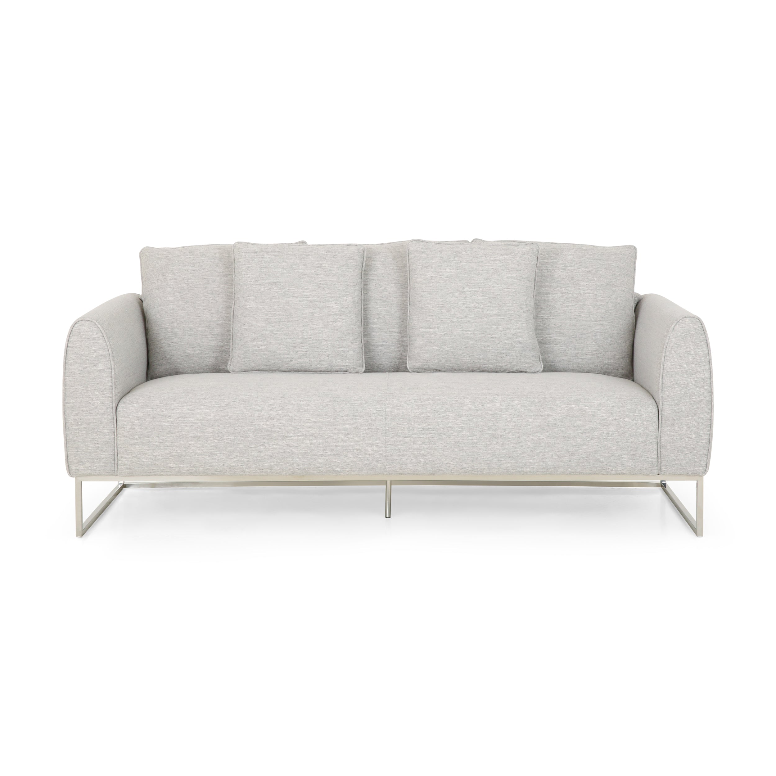 Kastle Modern Fabric 3 Seater Sofa