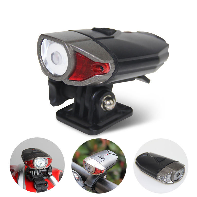 RTS Mountain bike bicycle LED light USB rechargeable bicycle front light dual use helmet lamp Tail Light Accessories