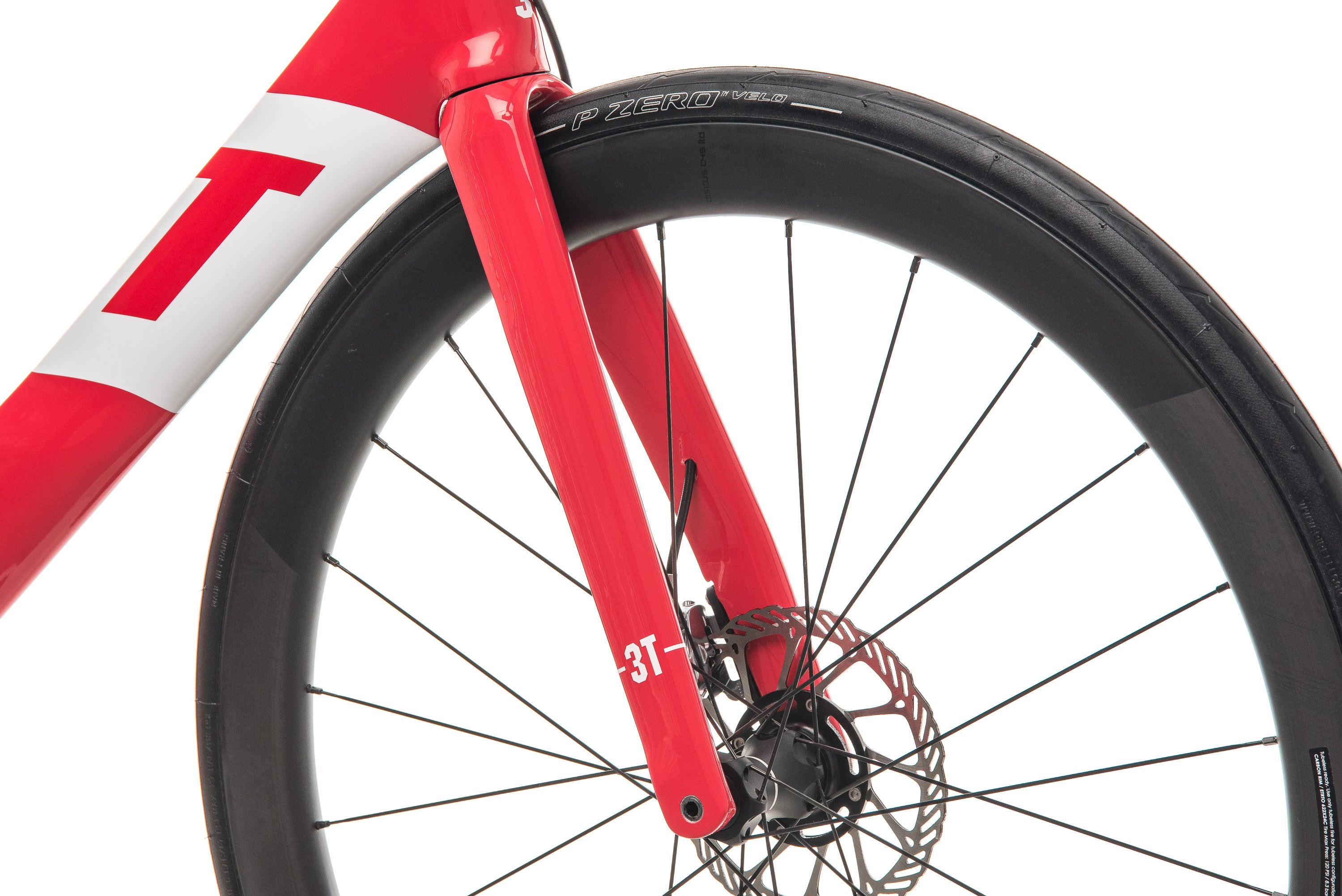 3T Strada Team Red AXS eTap Road Bike - 2020, Large