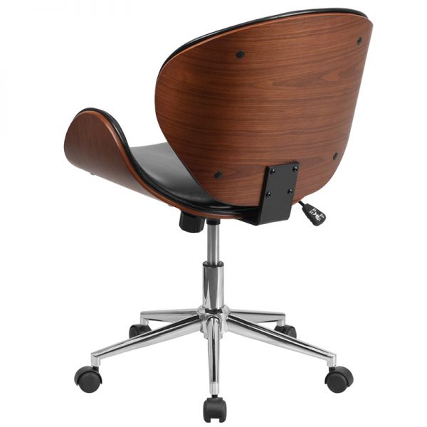 Flash Furniture Mid-Back Leather Office Chair