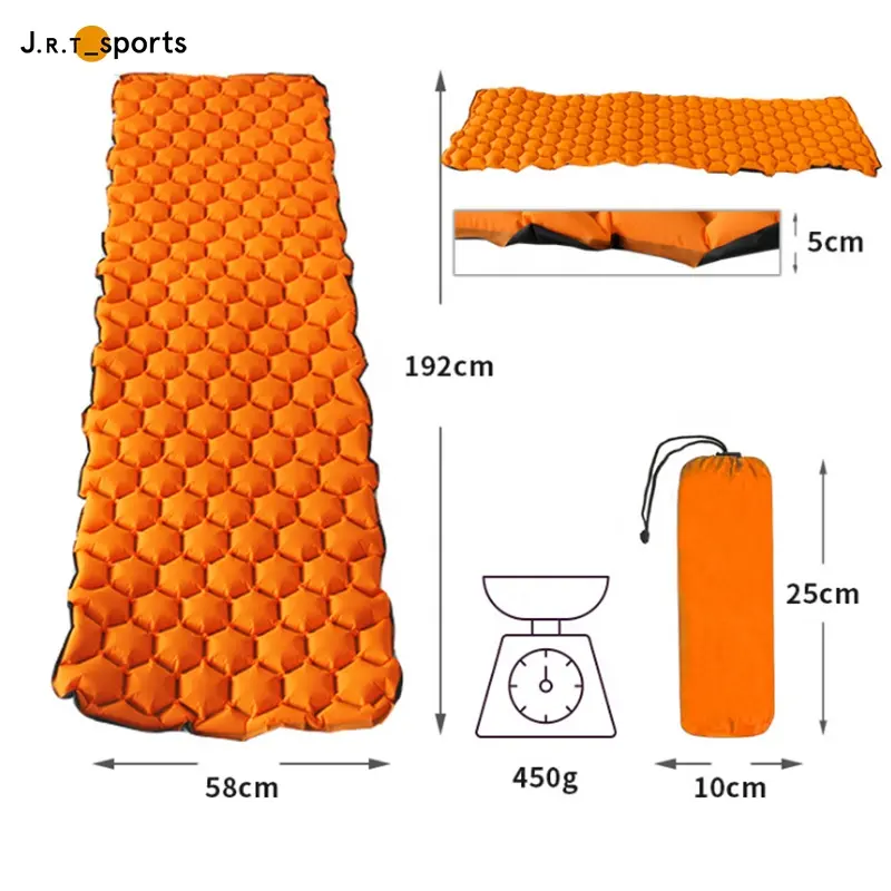 Portable Multicolor Outdoor Folding Inflatable Mat Camping Sleeping Pads Hiking Folding Camping Picnic Blanket Custom Color TPU