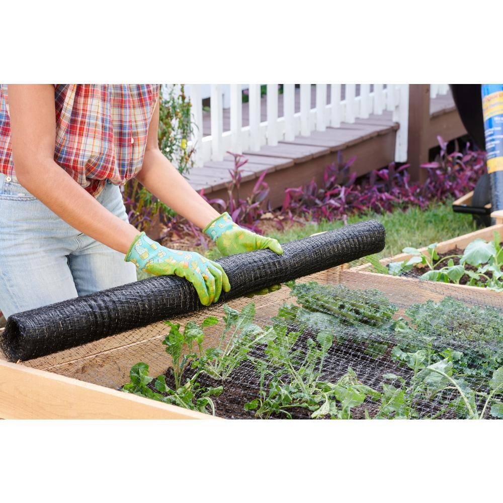 Vigoro 14 ft. x 45 ft. UV Treated Polypropylene Bird Block Netting and Barrier NMVBB1445