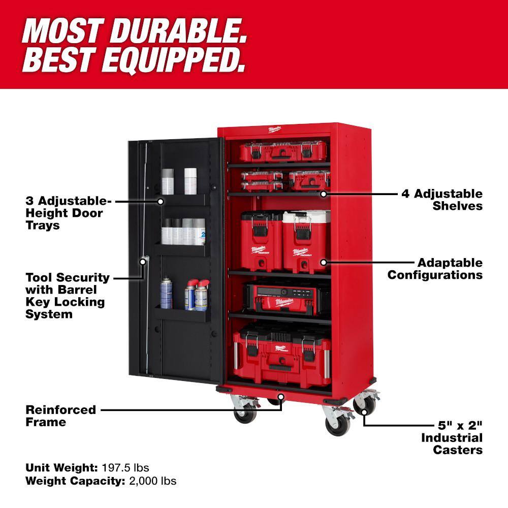 MW 27 in. 4-Shelf Locker with Power Strip 48-22-8586P