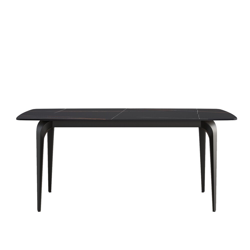 Minimalist Industrial Style Slate Dining Table