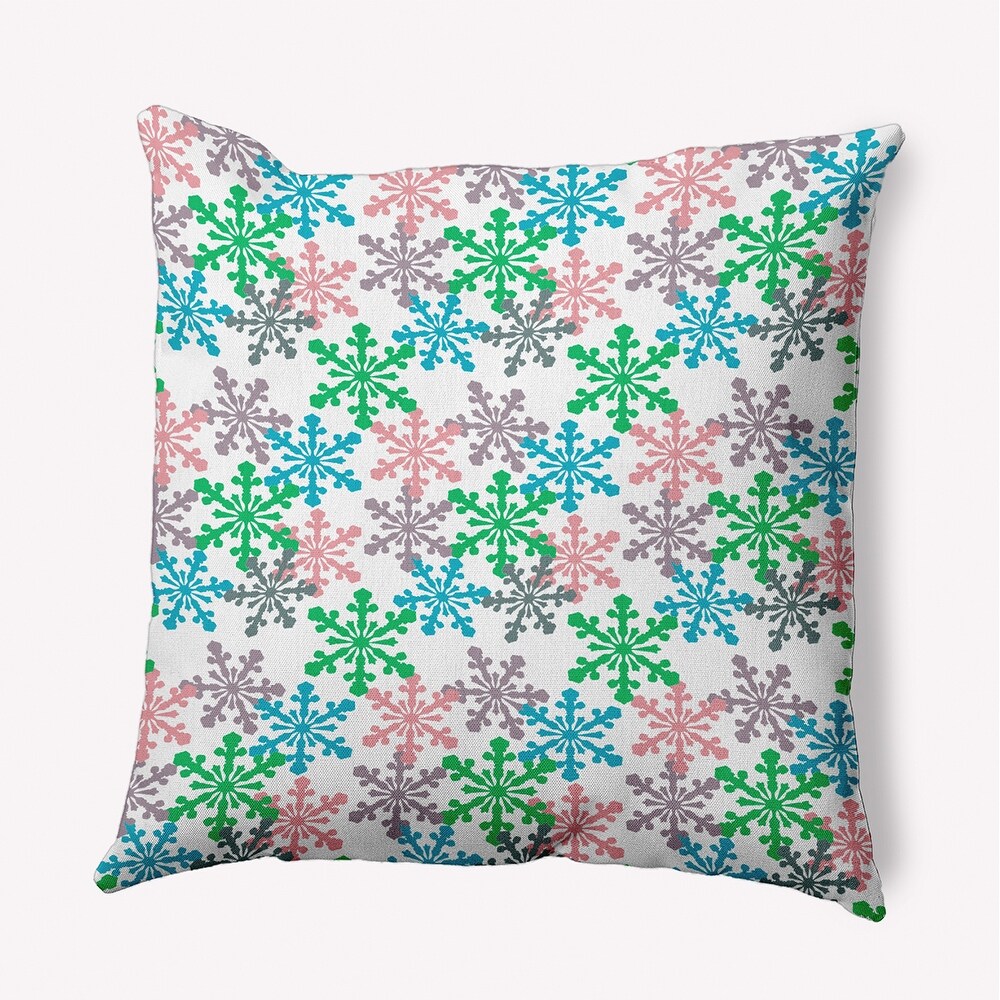 Snow Fall Indoor/Outdoor Throw Pillow