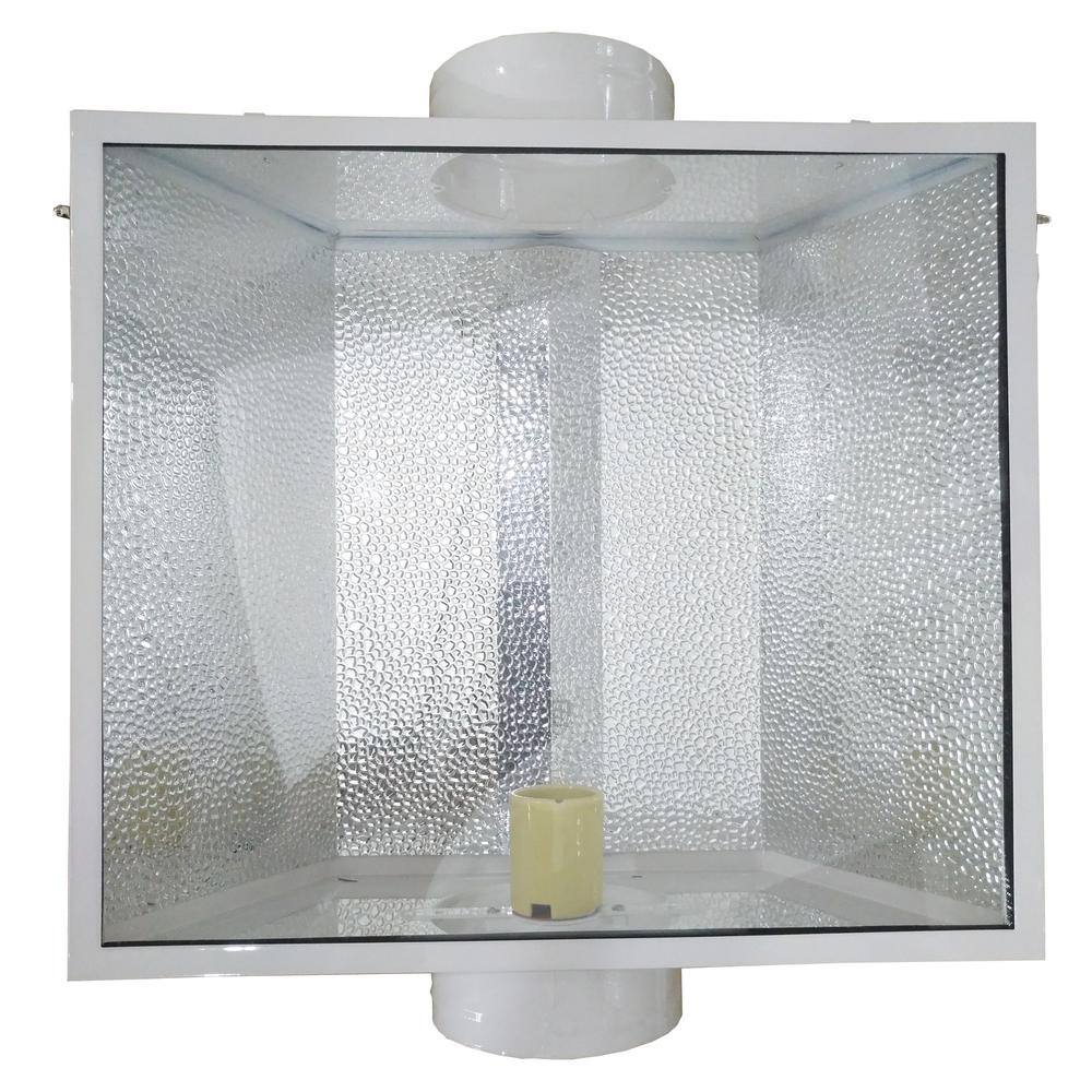 Hydro Crunch 600-Watt HPS Grow Light System with 6 in. Large Air Cooled Hood Reflector with Glass K2-B6-R05-NL01