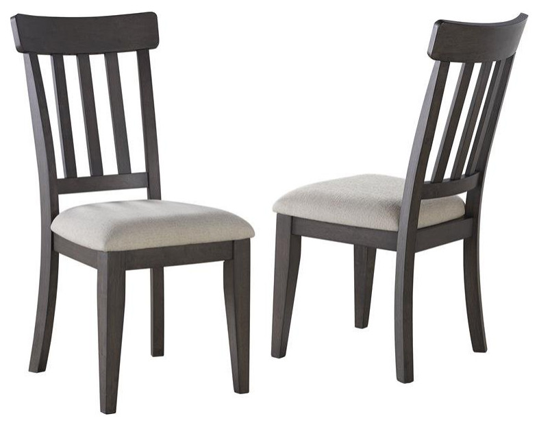 Steve Silver Napa Dusky Cedar Brown Wood Side Chair   Transitional   Dining Chairs   by Homesquare  Houzz