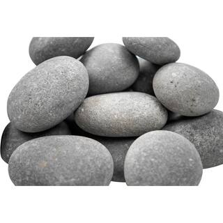 MSI Nile Gray Pebbles 0.5 cu. ft. per Bag (1 in. to 2.5 in.) Bagged Landscape Rock QNILGRY6NAT40