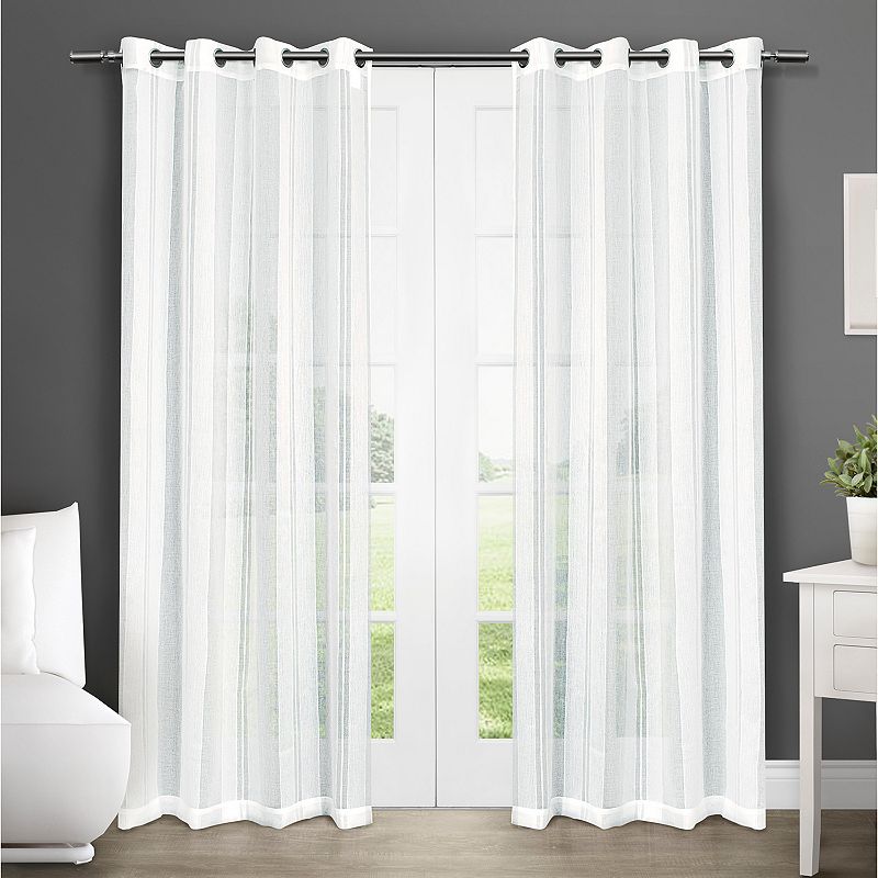 Exclusive Home Apollo Sheer Window Curtains