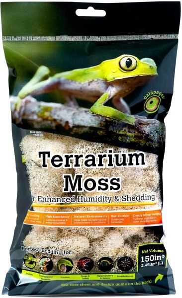 Galapagos Reindeer Reptile， Amphibian and Insect Terrarium Moss， 150 cubic inch bag