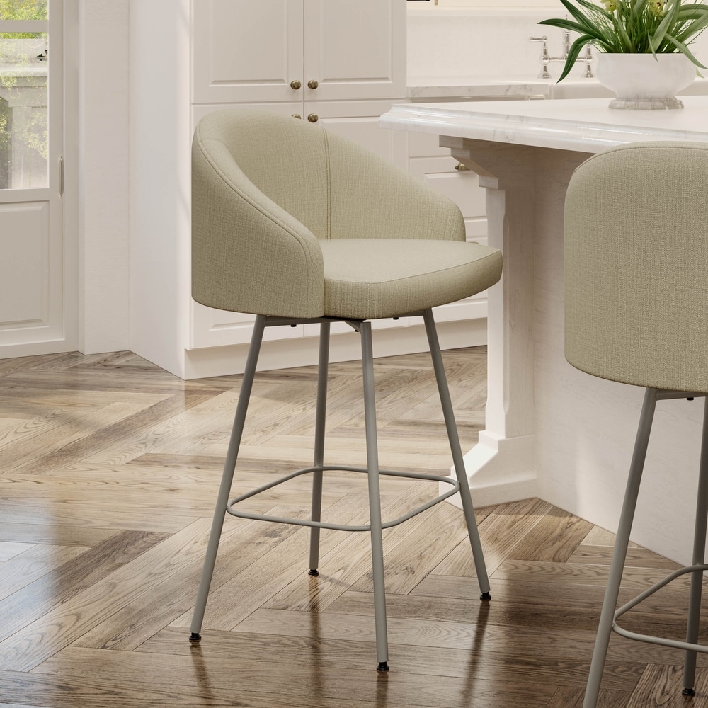 Amisco Nelly Swivel Counter and Bar Stool