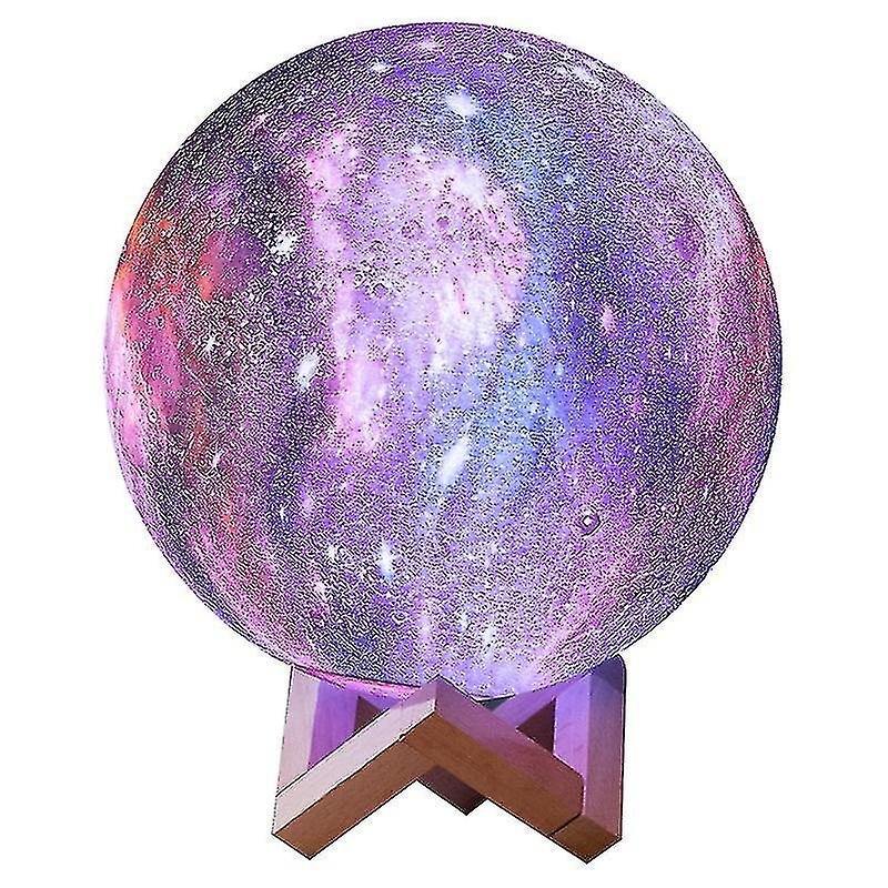 15cm Moon Lamp With Remote Control，starry Sky Decorative Light 3d Moon Art Led Rgb Moon Lamp，portabl