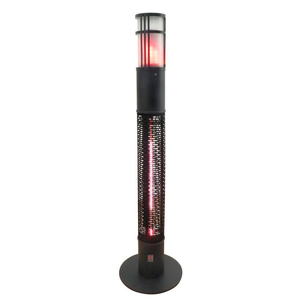 Westinghouse 1500-Watt Infrared Portable Electric Outdoor Heater with Gold Tube and Flame WES31-1588