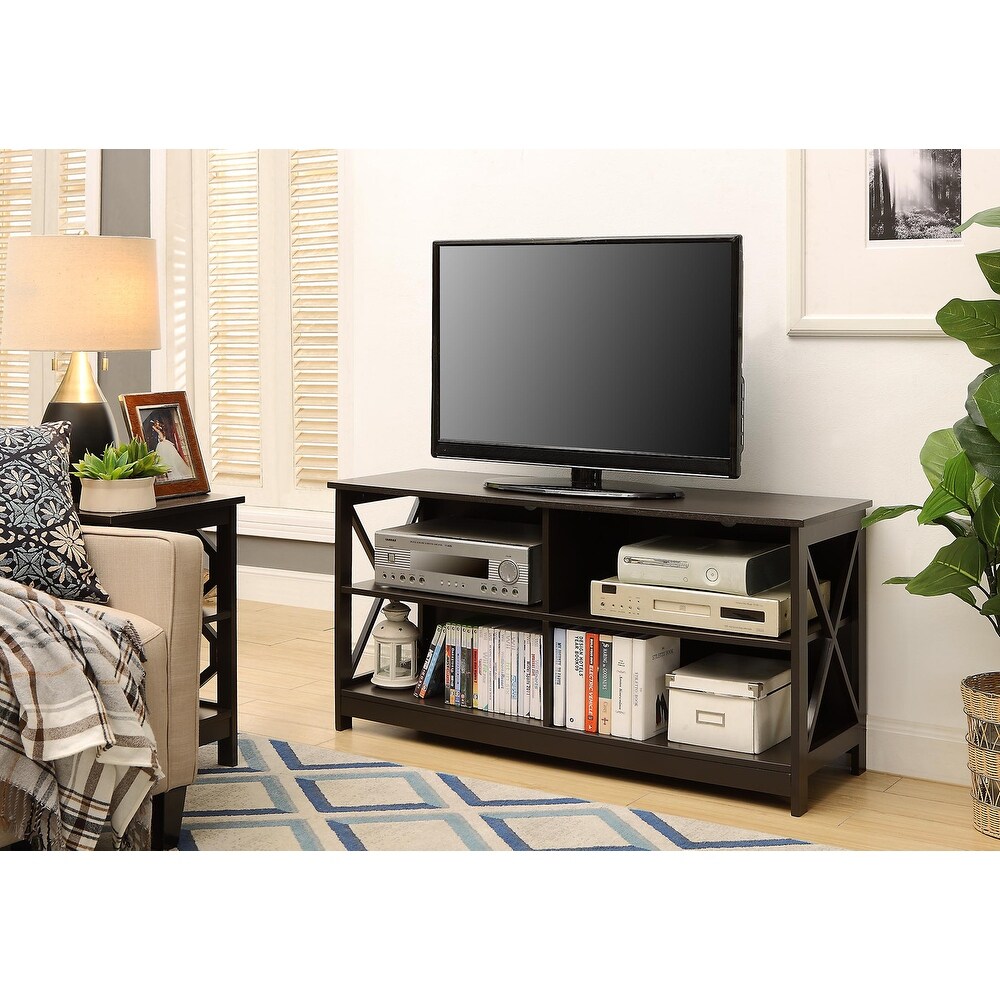 Convenience Concepts Oxford 55 inch TV Stand with Shelves