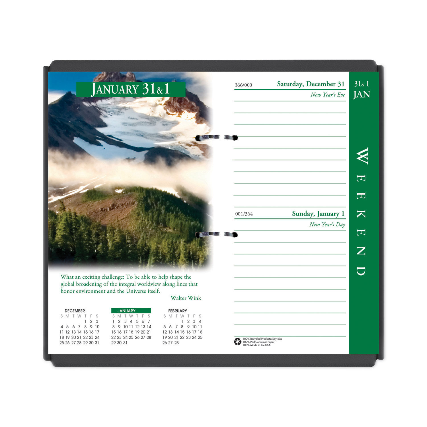 Earthscapes Desk Calendar Refill by House of Doolittleandtrade; HOD417