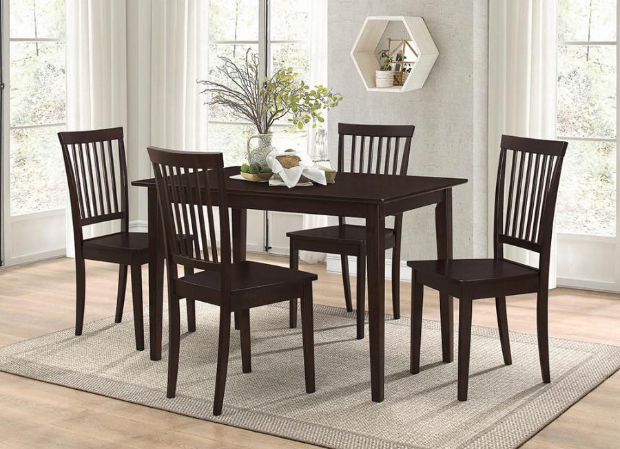 Gomez 5-piece Dining Set Cappuccino - 150152