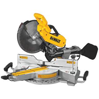 DW 15 Amp Corded 12 in. Double Bevel Sliding Compound Miter Saw wBlade Wrench Material Clamp  Compact Miter Saw Stand DWS779WDWX724