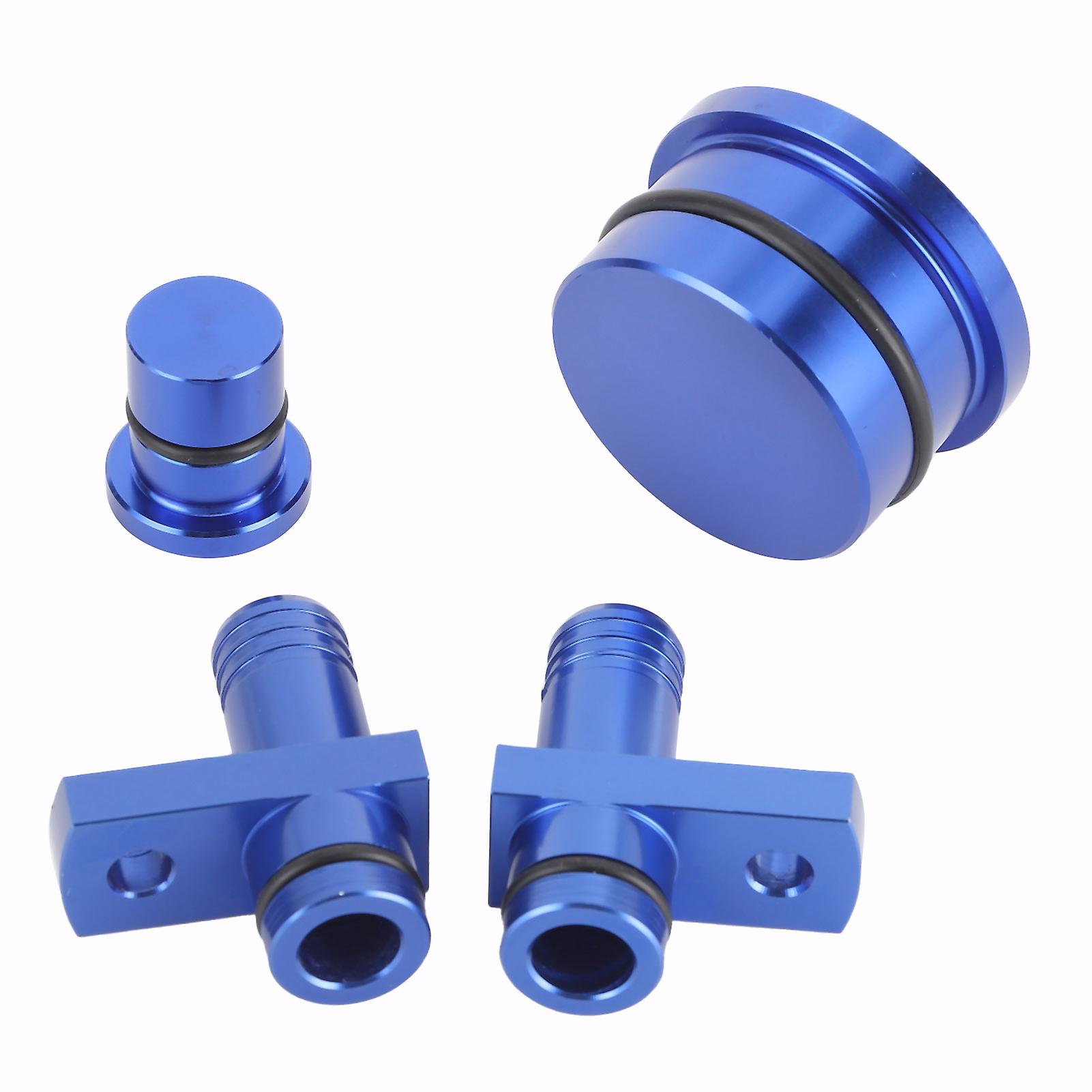 Pcv Reroute Fittings With Reroute Port Plug Resonator Plug Fit For Gm Duramax 2004.5-2010 6.6l