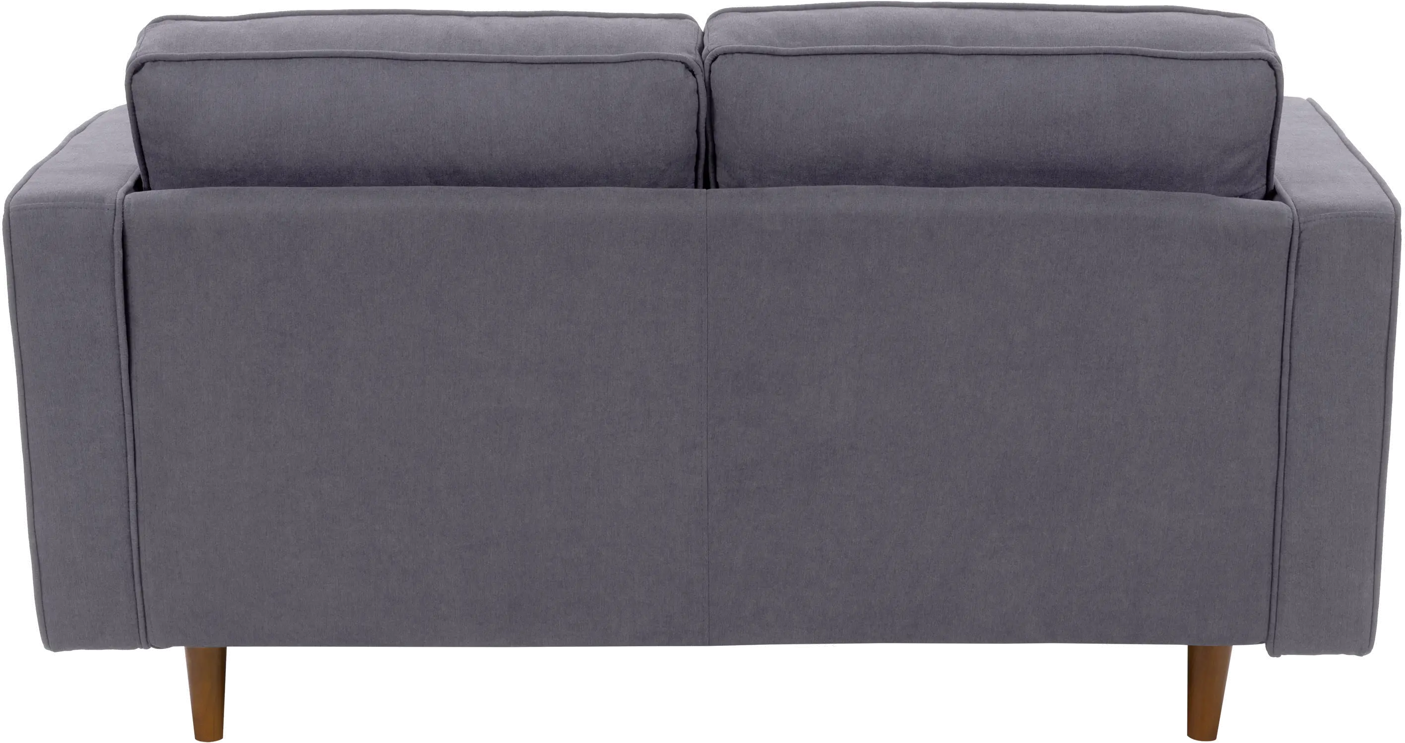 Mulberry Gray Upholstered Loveseat