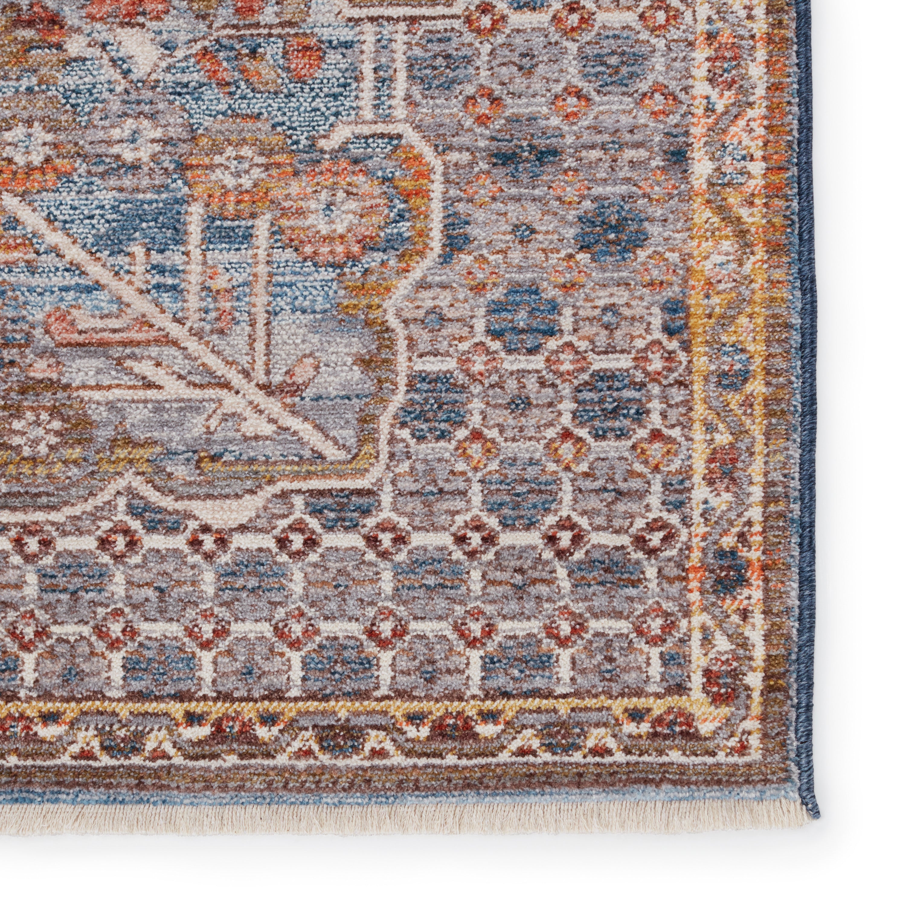 Terra Harkin Light Gray & Rust Rug