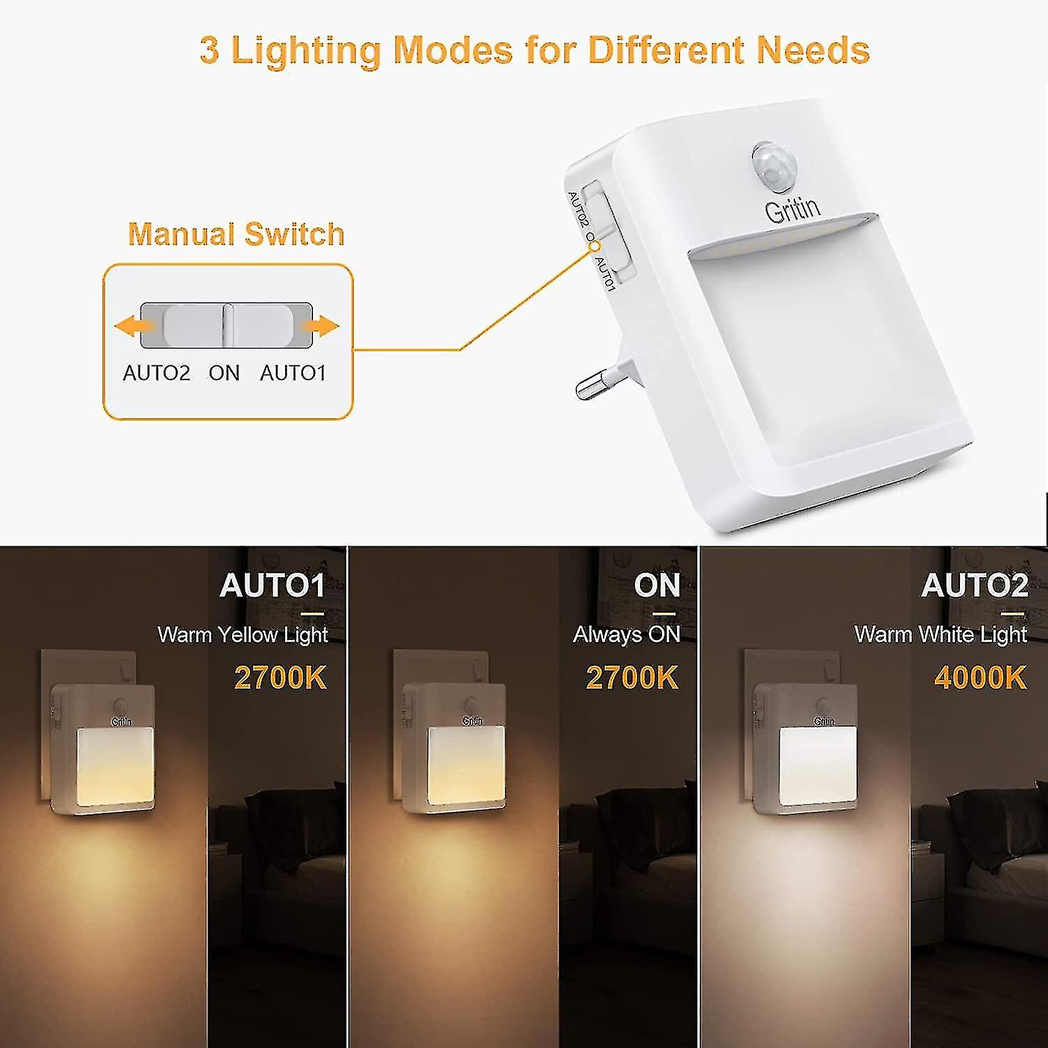 Night Lights With Motion Detectors， Led Battery Night Lights