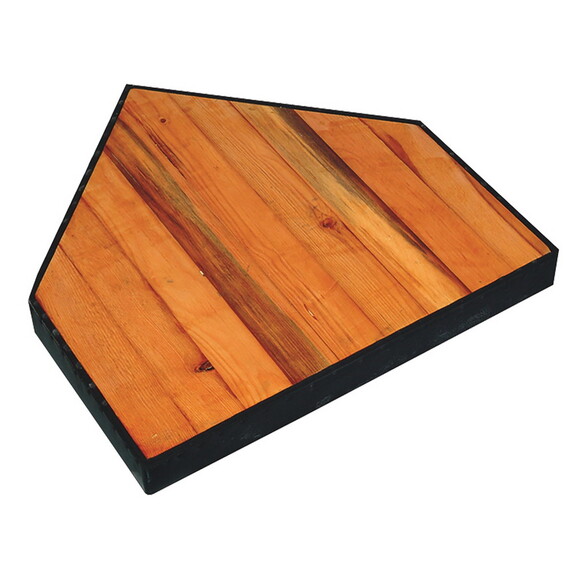 Champro B035R In Ground Home Plate With Solid Wood...