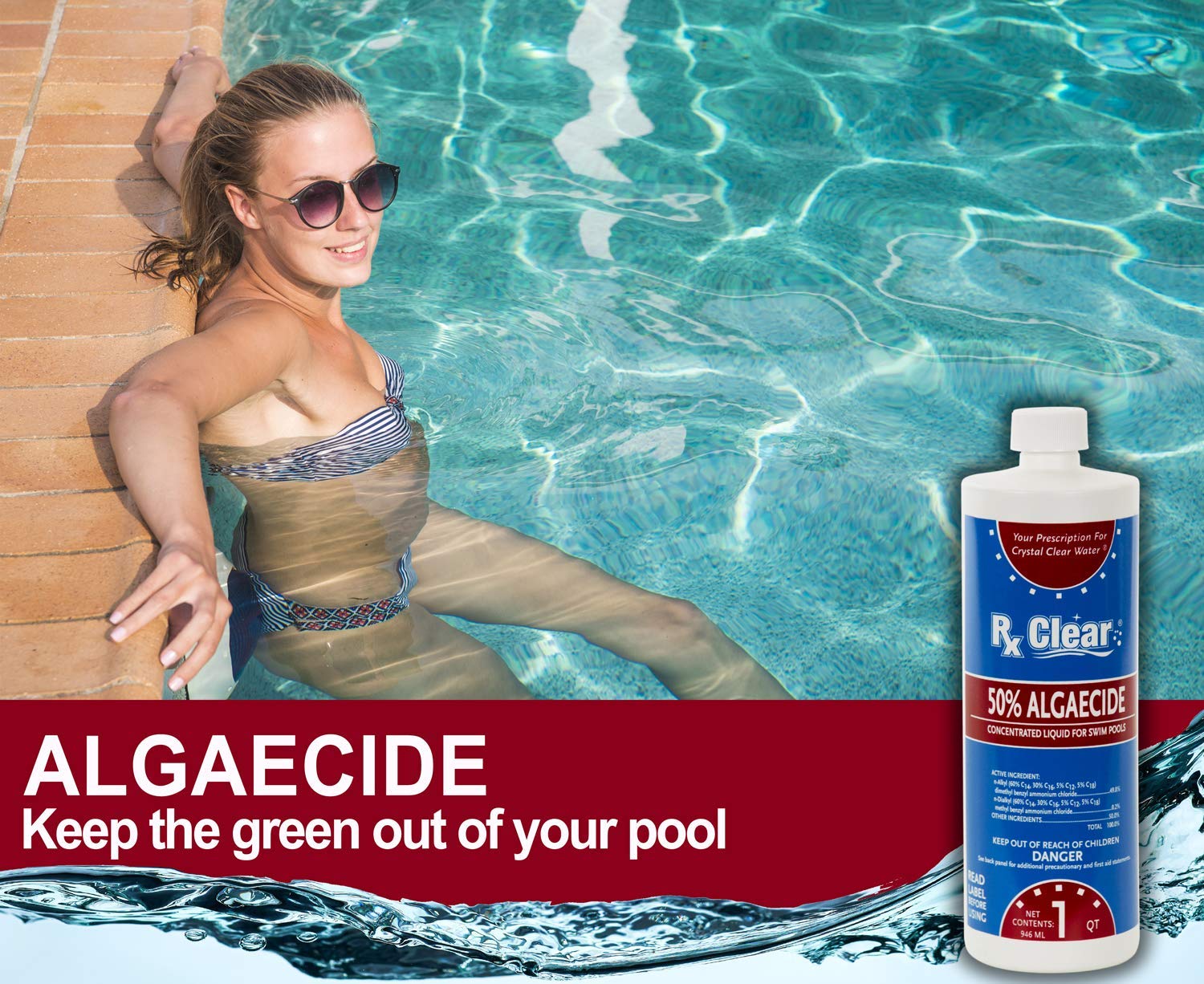 Rx Clear Spring Start-up Pool Chemical Kit - Up to 30,000 Gallons