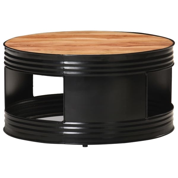 vidaXL Coffee Table Black 26.8