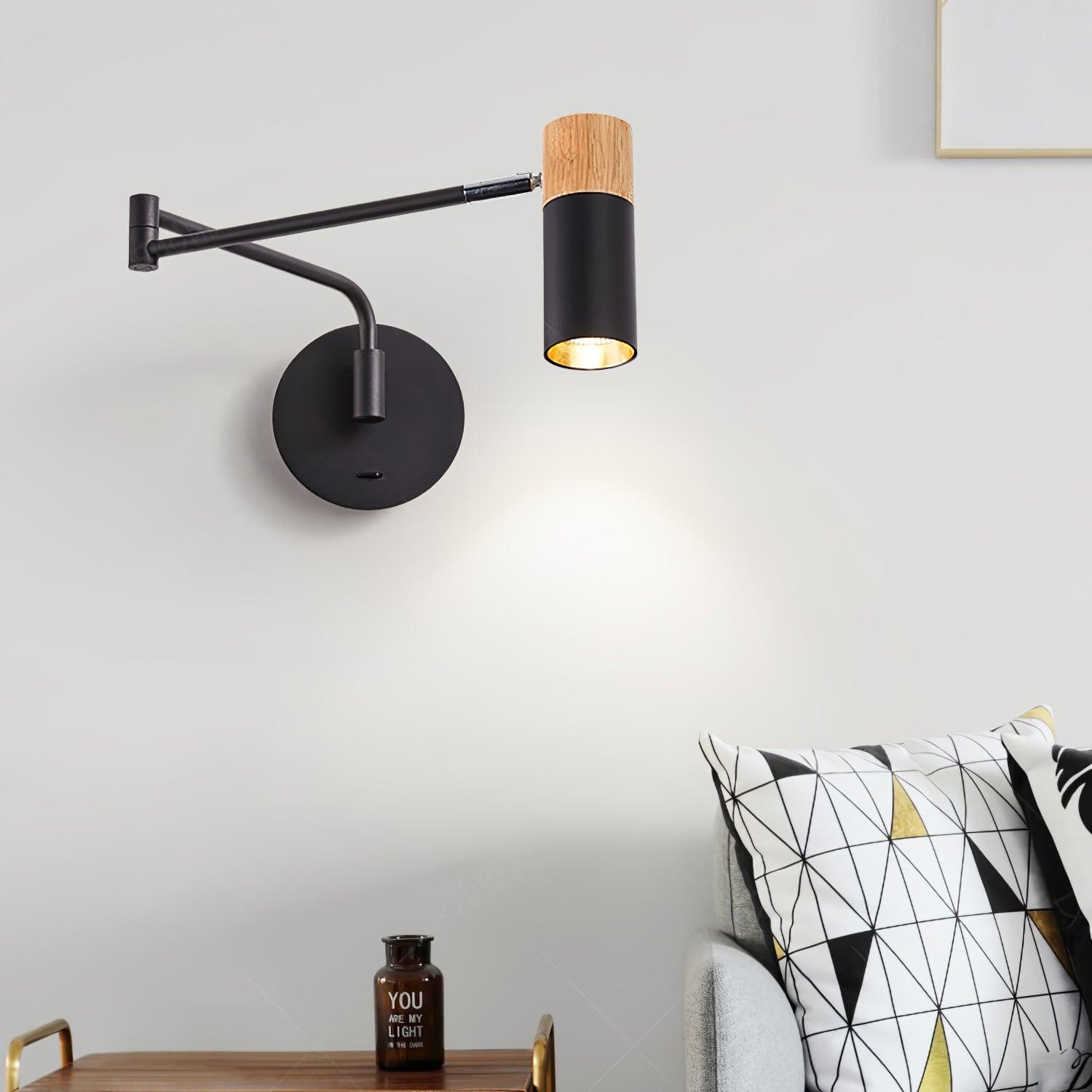 Ridge Arm Wall Lamp