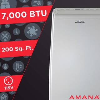 Amana 7000 BTU (4500 DOE) Portable AC AMAP064AW