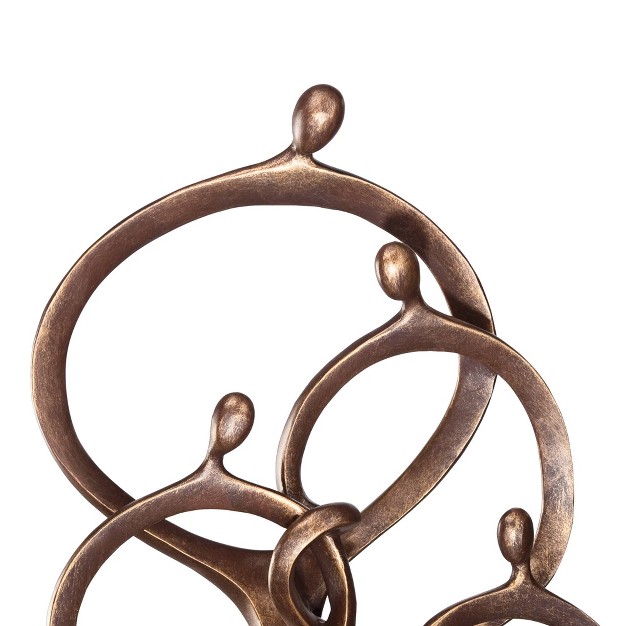 High Bronze Sculpture Home Decor For Living Room Dining Bathroom Bedroom Office End Table Book shelf Brown