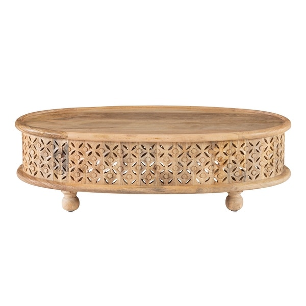 Jennifer Boho Oval Coffee Table