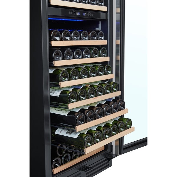 Wine Cooler Refrigerator 152 Bottle Large Wine Fridge， Digital Control