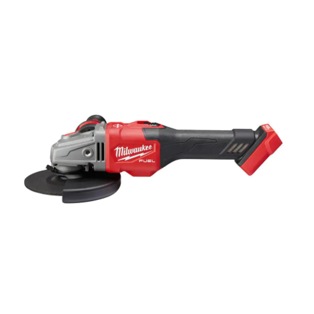 Milwaukee M18 FUEL 18V Lithium-Ion Brushless Cordless 4-1/2 in./6 in. Grinder with Slide Switch with Lock On (Tool-Only)