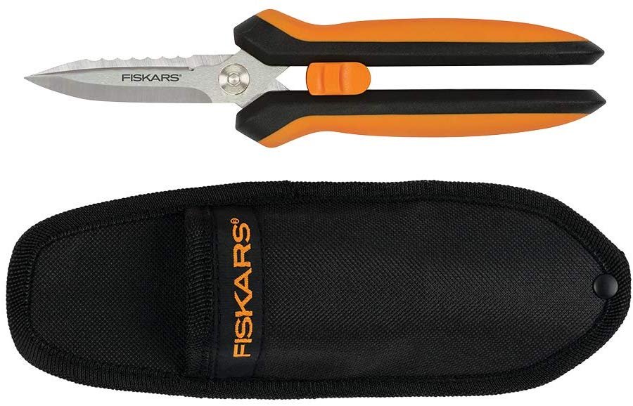 Fiskars Garden 399220 Multipurpose Garden Snips, Black/Orange