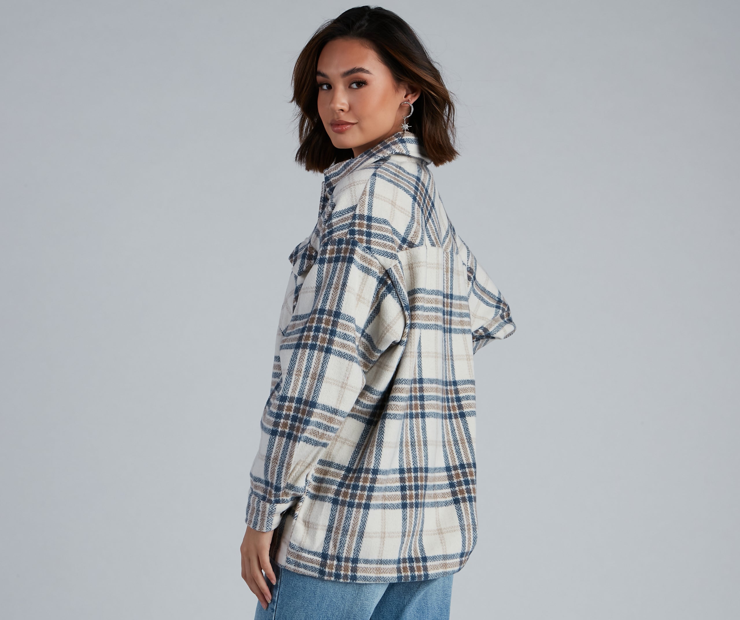 Chill Out Plaid Shacket