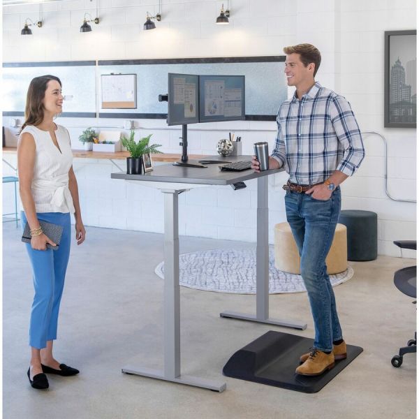 Fellowes Cambio Height Adjustable Desk - Gray Ash (60IN x 30IN)