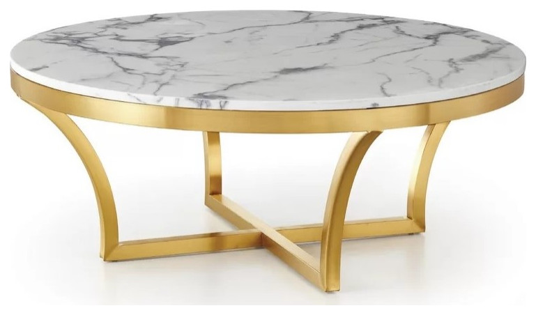 Elian Coffee Table   Contemporary   Coffee Tables   by HomeCraftDecor  Houzz