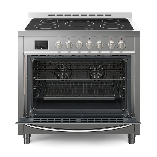 36 in. Professional Electric range Stainless Steel with Legs， 4.3 cu. ft.