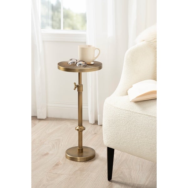 Kate and Laurel Engles Metal Table and Plant Stand