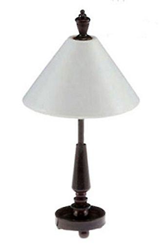 Dolls House Contemporary Bronze Table Lamp 12v Electric Lighting