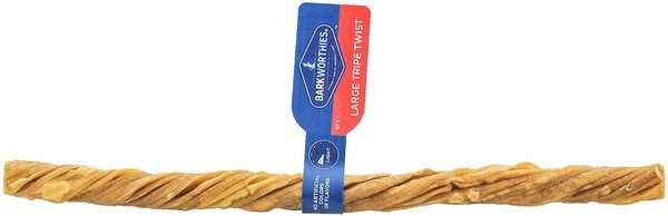 Barkworthies Large Tripe Twist Dog Treats