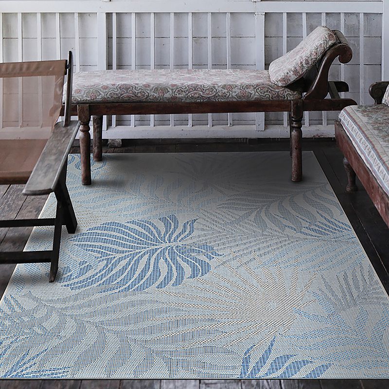 Couristan Monte Carlo Caladesi Hydrangea-Ivory Indoor Outdoor Area Rug