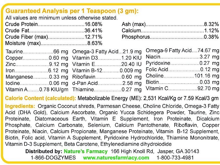 Nature's Farmacy Dogzymes Ultimate Dog Supplement