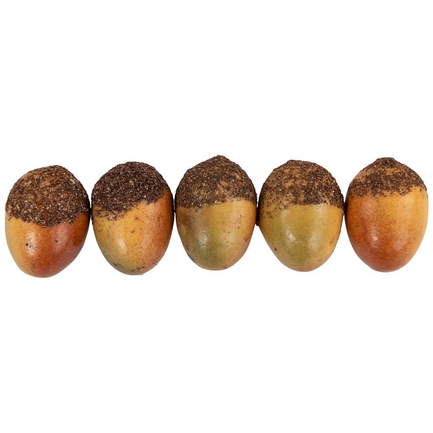 Northlight 10 piece Autumn Harvest Artificial Pumpkin Acorn And Leaf Decoration Set